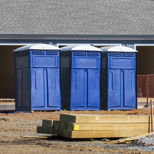 is there a specific order in which to place multiple porta potties in Bell Acres